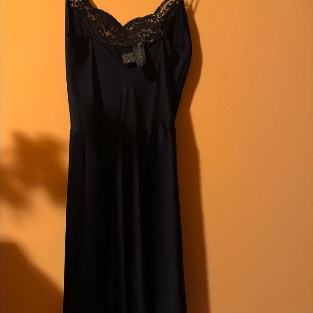 Black Lace Nightgown donna karan